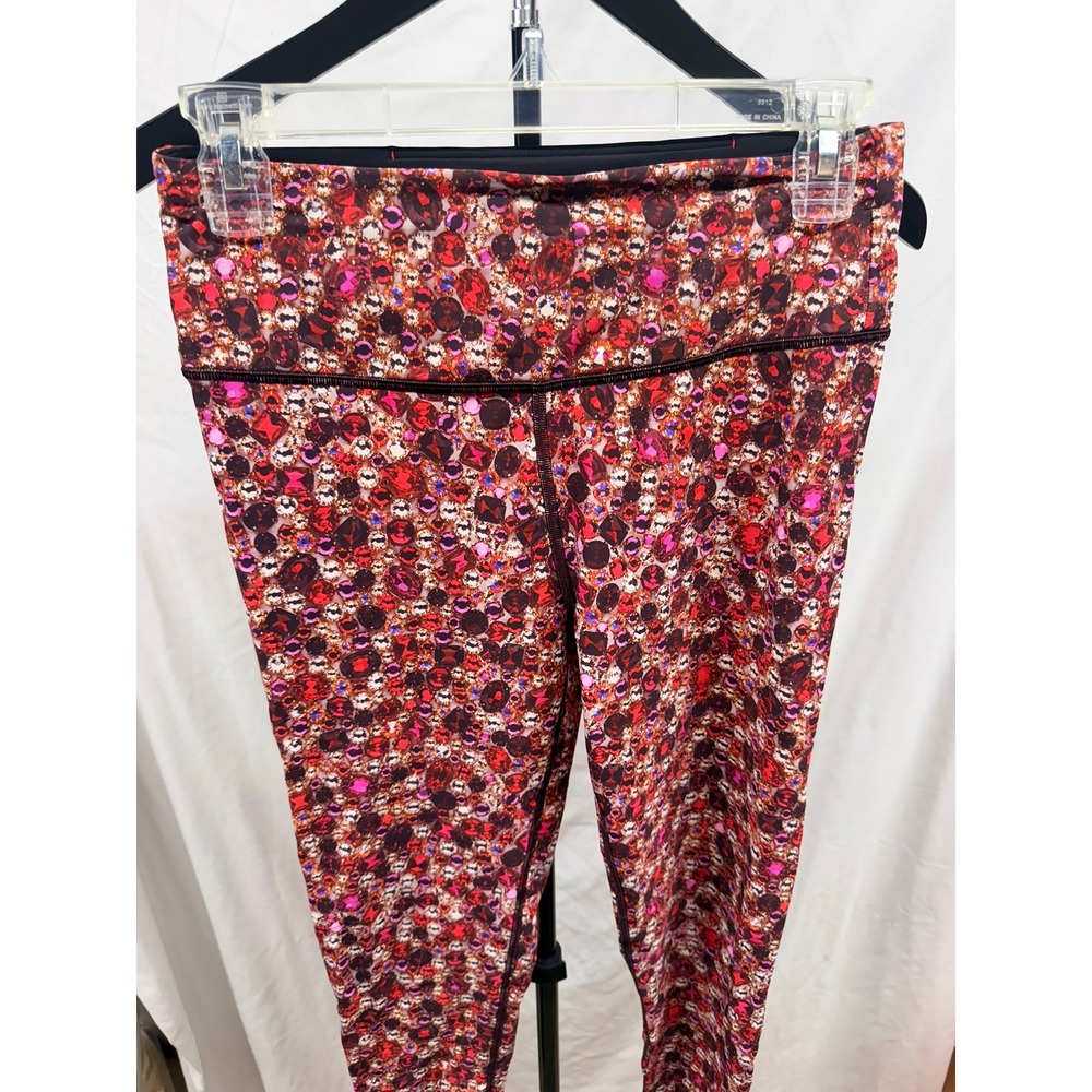 Victoria Sport Women's Knockout High Rise 7/8 Athletic Tights in Gemstone Print - Picture 2 of 4